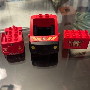 Lego Duplo Fire vehicles